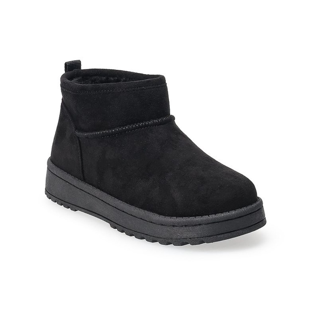 New Sonoma Black Ankle Boots size 12